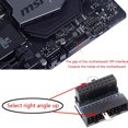 thumbnail image 1 of Adaptador De Placa Base Adaptador de extensión USB 3.0 de 20 pines macho a hembra para placa base (hacia abajo) Likrtyny  Para estrenar, 1 of 5