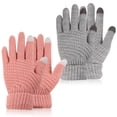 thumbnail image 3 of braveheart 2a Of Tablet Experience With Touch Screen Gloves Suitable For All Kinds Grey+Pink, 3 of 6