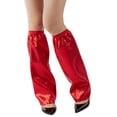 thumbnail image 3 of Womens Sparkly Sequin Long Knee High Leg Warmers Costume Accessories, 3 of 8