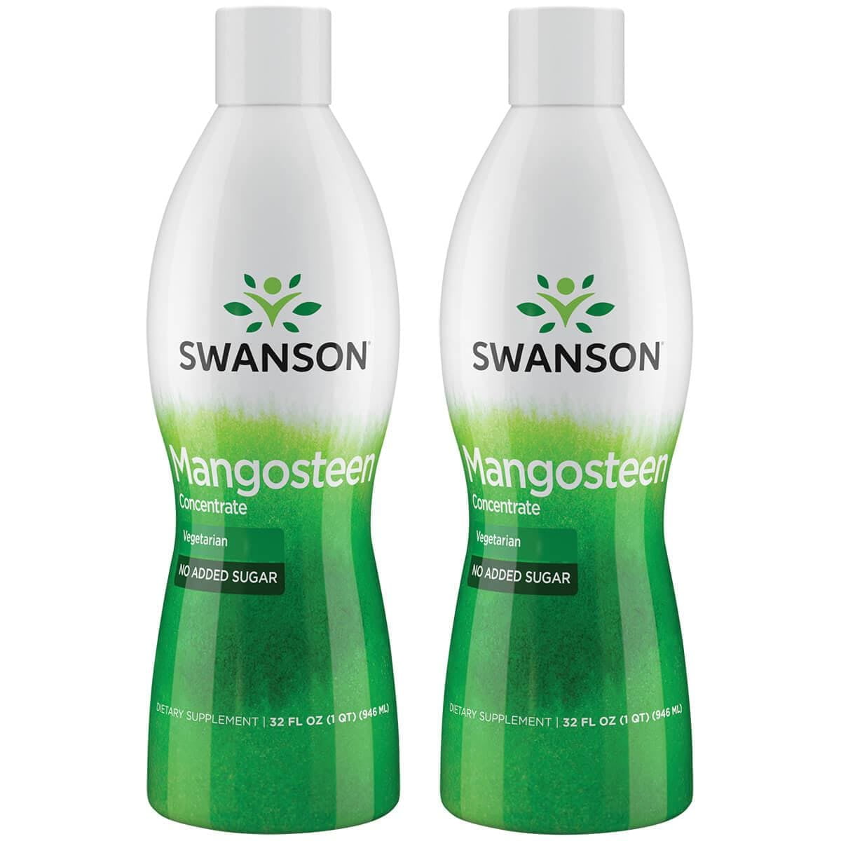 Swanson Mangosteen Concentrate Vegetarian No Sugar Added 32 fl oz