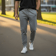 thumbnail image 5 of SAS Signature Unisex Sweatpants – Minimal Streetwear Joggers for Men & Women | Fitness Performance Joggers | Soft Relaxed Fit, 5 of 8