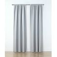 thumbnail image 5 of Ecologee Textured Total Blackout Curtains 2 pack Panel Set, Rod Pocket, Gray, 40" x 95", 5 of 9