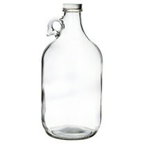 13-DXKS-HM6G Growler, Clear Glass Half-Gallon (64oz) with lid