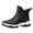 Black, variant on Men Women Ankle Rain Boots Waterproof Lightweight Slip Resistant Outdoor Garden Boots Rubber Sole Fishing Shoes