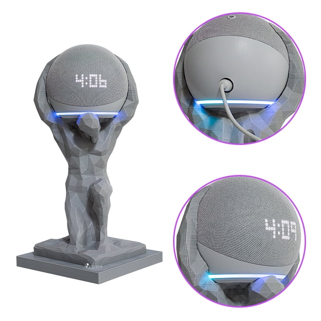 Soporte para alexa echo dot 4G y 5G tipo Atlas