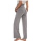 thumbnail image 3 of ShomPort Women's Maternity Pants Solid Color High Waist Straight Leg Maternity Sweatpants Fall Maternity Lounge Pants, 3 of 6