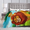 thumbnail image 5 of Lion Guard Throw Blanket Soft Lightweight Cozy Plush Flannel Bed Blanket Fuzzy Fluffy Fleece Blankets for Bedroom Living Room Couch Office 80"X60", 5 of 8