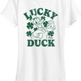 thumbnail image 3 of Disney - Donald Duck Lucky Duck - Women's Short Sleeve Graphic T-Shirt, 3 of 5