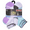 White/Multi, variant on Athletic Works Girls Cushioned Ankle Socks, 10-Pack, Sizes S (6-10.5) - L (4-10)