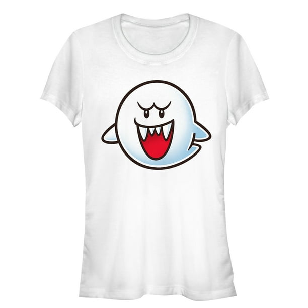 Nintendo Nintendo Juniors' Mario Boo Ghost Smile TShirt Walmart