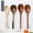 Style A, variant on Black Handle Spoon Japanese Nanmu Old Lacquer Soup Spoon Household Wooden Porridge Spoon Ramen Spoon