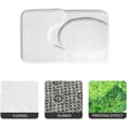 thumbnail image 3 of Bathroom Decor Accessories Rugs Set 3 Pieces, Summer Beach Starfish Print Non Slip Flannel Mat, Contour Mat, Toilet Lid Cover, 3 of 6