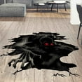 thumbnail image 5 of Momihoom Scary Halloween Demon Floor Decal, 3D Spooky Abyss Sticker Halloween Decoration, Horror Ghost Hand Scratching Floor Wall Decals for Party Decor, 5 of 9
