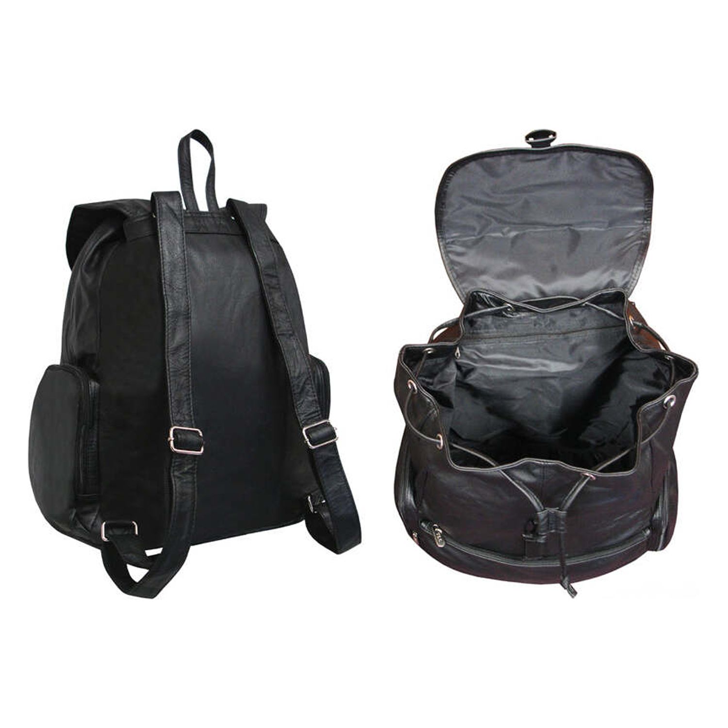 AmeriLeather Jumbo Leather Backpack - image 5 of 7