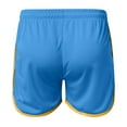 thumbnail image 5 of Men's Casual Shorts Breathable Mesh Athletic Workout Running Gym Beach Comfortable Lightweight Summer Mens Shor Drawstring Elastic Waist Casual Beach Pants, 5 of 5