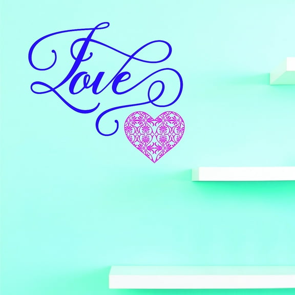 Custom Wall Decal Vinyl : Love Home Decor Picture Art 16 X 16