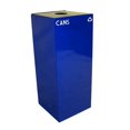 thumbnail image 2 of Witt Industries 36GC01-BL GeoCube Recycling Receptacle with Round Opening, Steel, 36 gal, Blue, 2 of 2