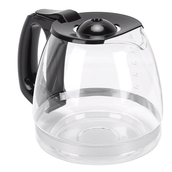 Kitchen Appliances Glass Coffee Pot Easy to Clean Heat Cold Proof Coffee Maker Replacement Carafe with Handle