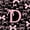 Pink D, variant on Erosebridal Letter Monogrammed L Bed Sheets 4pcs,Kawaii Ribbon Bow King Sheets,Luxury Bedroom Decor