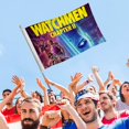 thumbnail image 4 of Watch Man Bandera impresa con temática, regalo perfecto para fanáticos, amigos y familiares, y adecuada para actividades al aire libre e interiores, decoraciones de fiesta. 120*180CM, 4 of 6