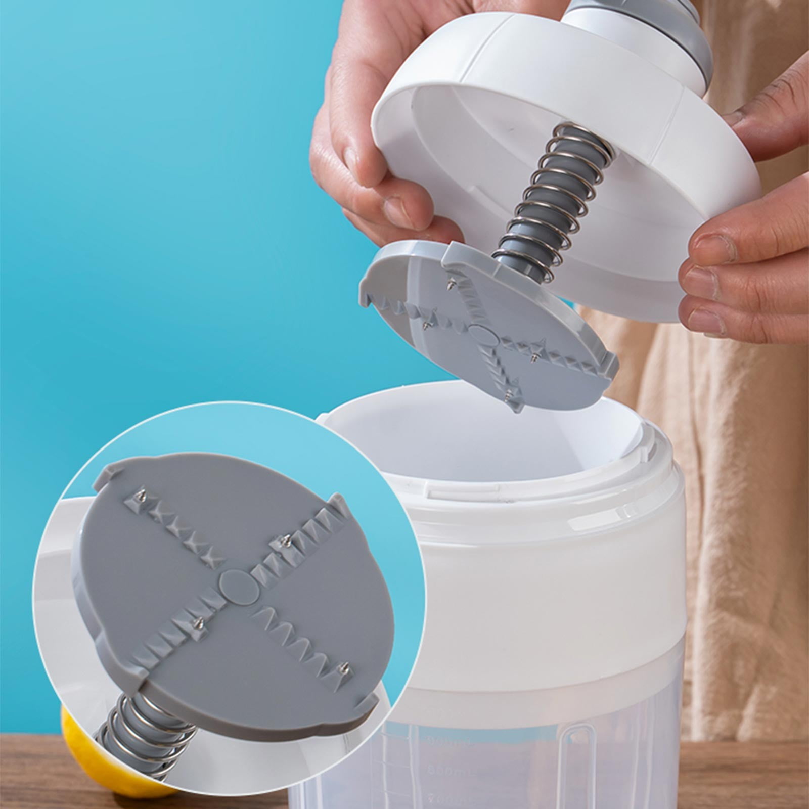 XKHBDL Hand-cranked Shaver Ice and Snow Cone Machine, Manual Shaved Ice Machine Household Protable Small Slushie Machine - BPA Free