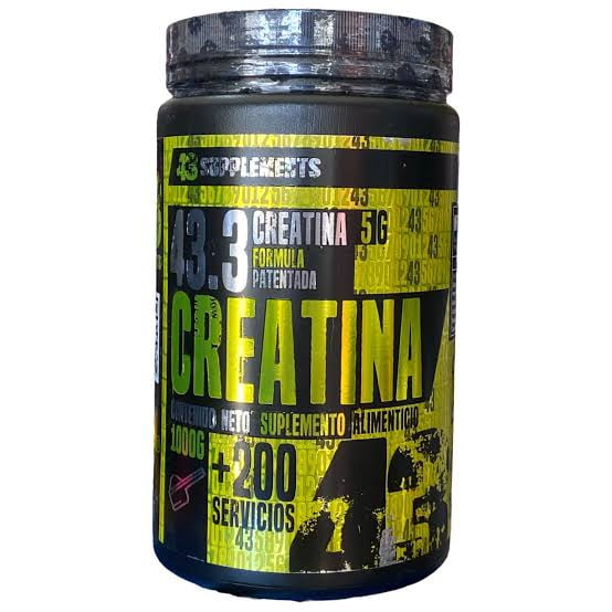 Creatina 43 Supplements 1k Bote 200 Servicios 43 Supplements C43BOTE1K