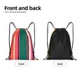 thumbnail image 5 of Bingfone Vertical Stripes Drawstrings Backpacks Bags For Men Women Gym Drawstrings Bag, 5 of 9