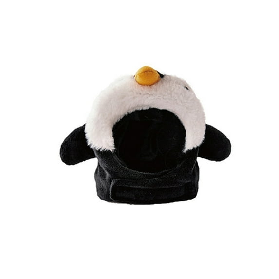 Visland Cat Hat Adorable Soft Comfortable Cute Penguin Shape Pet Dog Cat Headwear Daily Collocation