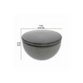 thumbnail image 4 of Modern Designed Ceramic Canister With Thick Lid and Oval Base, Blue- Saltoro Sherpi, 4 of 4