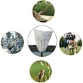 thumbnail image 5 of Mantas anticongelantes para plantas de exterior, protección contra el congelamiento, tela no tejida, reutilizable, transpirable, paquete de 4 chaquetas para arbustos de invierno con cordón, material, 5 of 5
