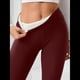 thumbnail image 5 of Leggings de Cintura Alta y Gruesos para Mujer: Pantalones de Yoga, Ciclismo y Entrenamiento con Control de Abdomen Sin Transparencias. Vino Tinto S, 5 of 8