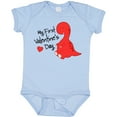 thumbnail image 3 of Inktastic My First Valentine's Day Boys or Girls Baby Bodysuit, 3 of 5
