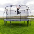 thumbnail image 2 of SKYWALKER TRAMPOLINES Epic Series 14ft Round Trampoline with Safety Enclosure Net - Heavy Duty Outdoor Trampoline for Kids & Adults, 1600lb Weight Capacity, Padded Spring Cover, 2 of 6