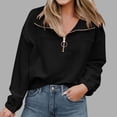 thumbnail image 1 of Tendances Automne 2023 Pull à Manches Raglan pour Femmes, Col Rond, Manches Longues, Imprimé, Noir m, 1 of 9