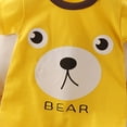 thumbnail image 6 of KPOPLK Organic Cotton Baby Sweater Knit Romper Newborn Infant Set Long Sleeve Cute Outfit Girls Clothes Size 0-3 Months,Yellow, 6 of 7