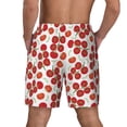 thumbnail image 2 of Lsque Mens Swim Trunks Tomato Pattern - Bathing Suit Compression Liner - Beach Swim Shorts Swimwear - (S-3XL) - Stretch Quick Dry -X-Large, 2 of 9