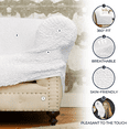 thumbnail image 2 of 2024 Recliner Loveseat Slipcover - Solid Light Grey - 2 Seater Recliner Cover, 2 of 8