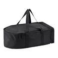 thumbnail image 1 of Bolsa de transporte para aparejos de pesca con cremallera, organizador resistente. Negro, 1 of 8