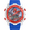 Blue, variant on SEGA Sonic The Hedgehog LCD Unisex Children Watch with Metallic Rotating Light-Up Dial Silicone Strap (SNC4115WM)