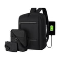 thumbnail image 4 of WRKEKC Clearance 16-Inch Travel Laptop Backpack Set - Multipurpose 3-Piece Backpack with Crossbody Bag for Work, School, and Outdoor Adventures, 4 of 7