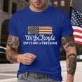 thumbnail image 2 of NIEWTR Men's Big and Tall T Shirts Short Sleeve Patriotic American Flag Premium T-Shirt(Blue,2XL), 2 of 8