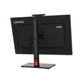 thumbnail image 2 of Lenovo ThinkVision T24v-30 24" Class Webcam Full HD LED Monitor - 16:9 - Raven Black - 23.8" Viewable - In-plane Switching (IPS) Technology - WLED Backlight - 1920 x 1080 - 16.7 Million Colors - 25..., 2 of 4