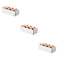 thumbnail image 2 of kurtrusly Storage Box Strong Practicality Wide Application Detachable Partition Large Capacity Plastic Storage Box Ladder Layered white Rectangular 8-cell 3Set, 2 of 6
