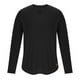 thumbnail image 3 of pstuiky manga larga de hombre, Camisetas de manga larga para hombre, estilo casual, con cuello en V y canalé. camisetas de hombre xxxl, 3 of 8