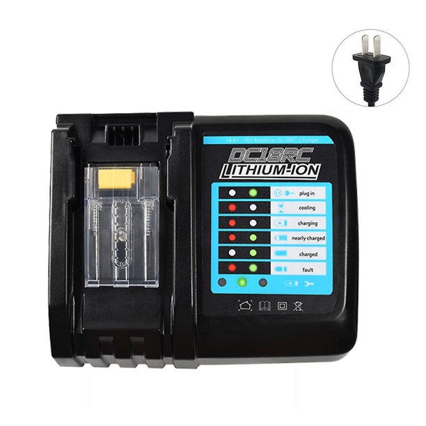 1m Cargador De Batería Para 18v Bl1815 Bl1860 Bl1430 Bl1450 Bl1830 Dc7100 Dc711