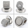 thumbnail image 2 of 6 Pieces of Powerful Magnetic Pen Holder with Adjustable Spring Coil in Stainless Steel Refrigerator, 2 of 4