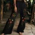 thumbnail image 2 of High Waist Drawstring Trousers for Women - Stylish and Functional with Pockets, 2 of 6