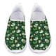 thumbnail image 1 of Zapatillas de deporte informales con estampado de elfo irlandés de dibujos animados para mujer, zapatos planos cómodos de malla sin cordones para el día de San Patricio para primavera y verano, 1 of 5
