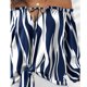 thumbnail image 3 of Gibobby Blusa Termica Top de camisa para mujer Pajarita Calle Causal Blusa suelta（Azul marino， XL), 3 of 5