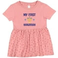 thumbnail image 3 of Inktastic My First Hanukkah Celebration Girls Baby Dress, 3 of 5